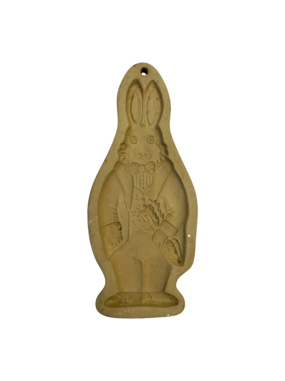 Vintage Brown Bag Cookie Art Bunny Rabbit Cookie Mold 1988 Hill Design Easter St